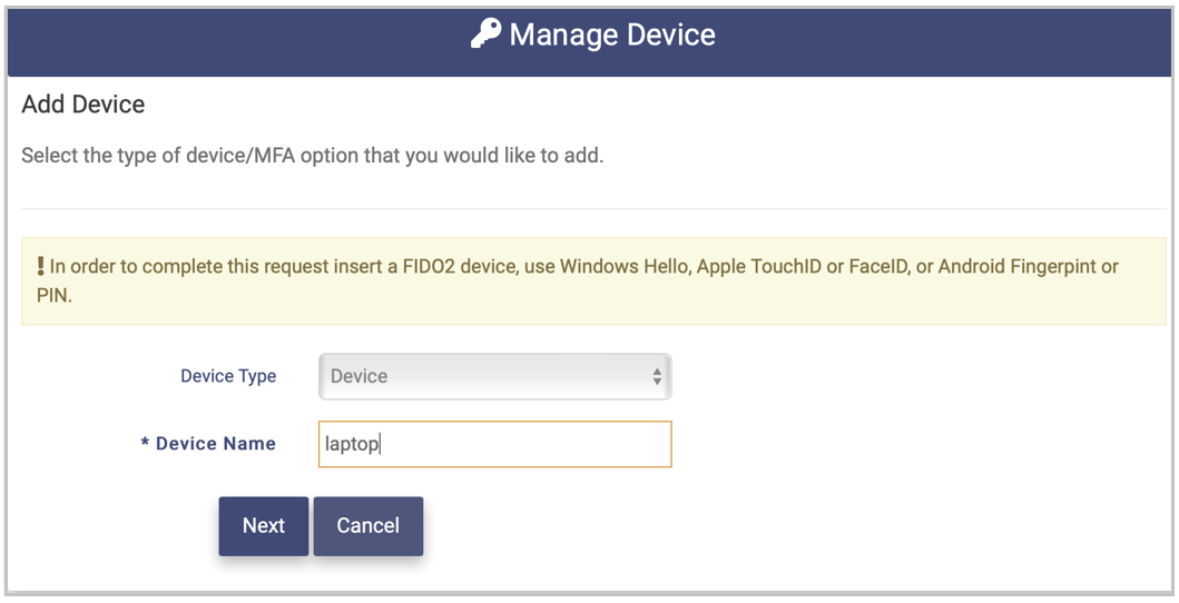 Enable TouchID laptop 1
