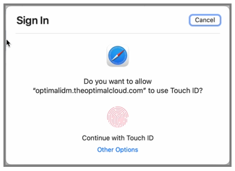Enable TouchID laptop 2